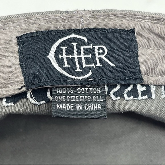 Cher Live Y2K Rare Vintage Women’s Cadet Cap Hat Singer Concert Memorabilia OS - Picture 8 of 9